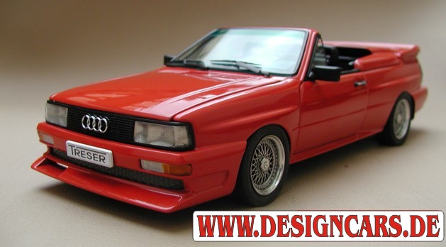 Audi Quattro 1/18 Sun Star treser roadster tuning modellino in miniatura